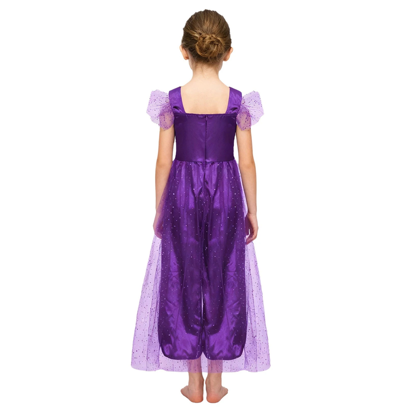 Disfraz de princesa Jasmine con lentejuelas para niñas - imagen 3