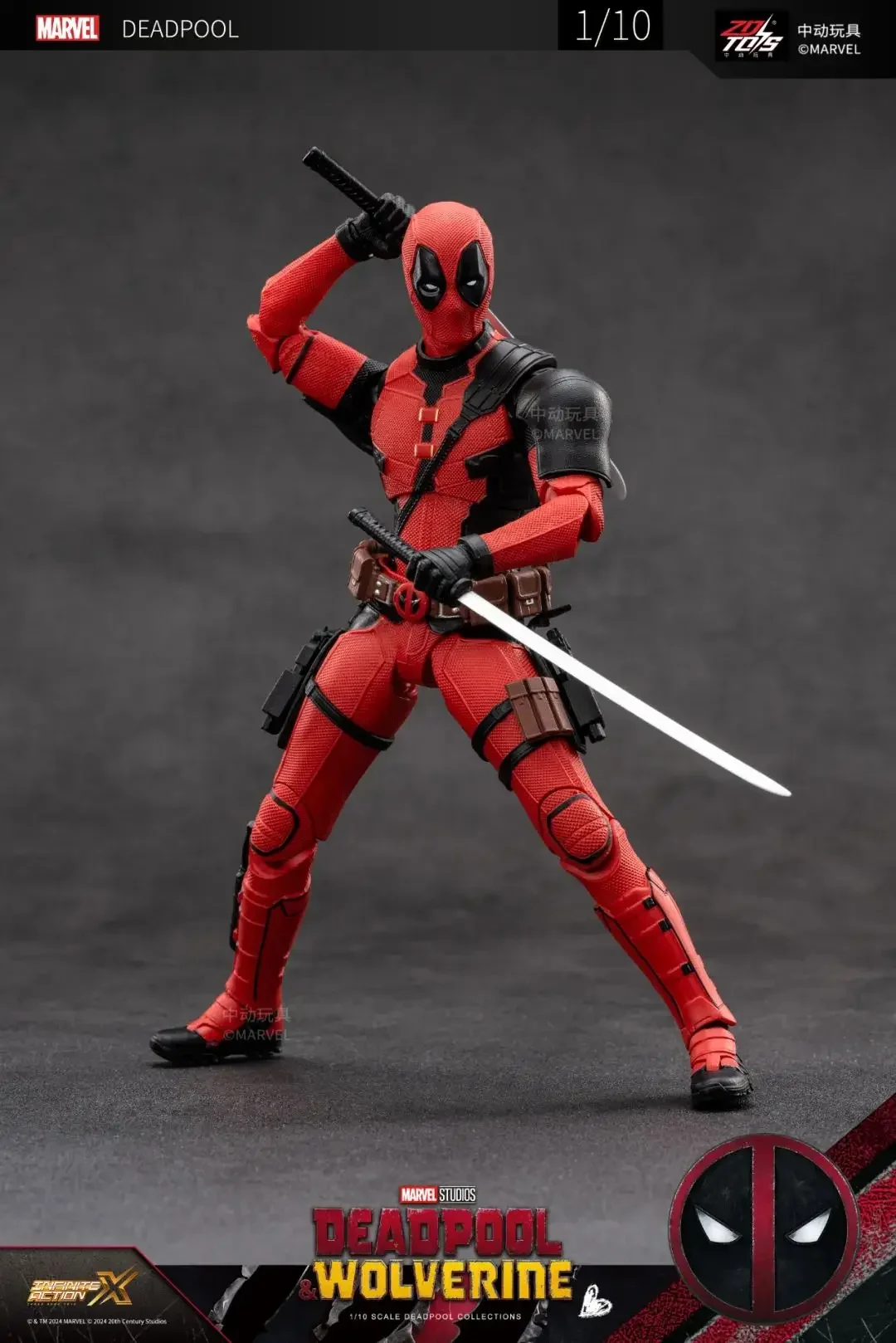 Figura de acción Deadpool y Wolverine Edición limitada X-Men - imagen 2