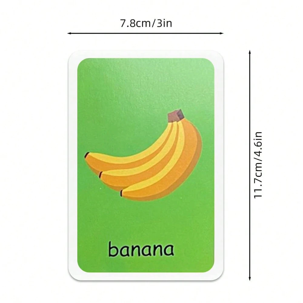 Tarjetas cognitivas para niños: animales, frutas y partes del cuerpo - imagen 5