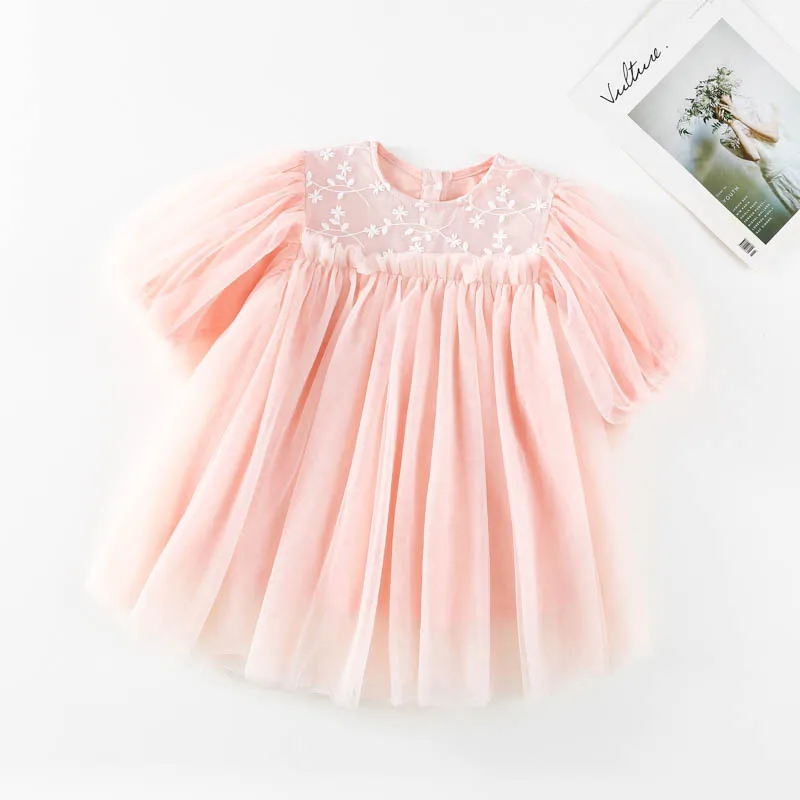 Vestido de princesa de niña con encaje y tul para fiesta - imagen 5