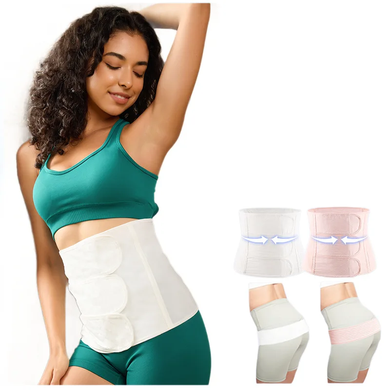 Faja posparto de algodón transpirable y elástica específica cesárea - imagen 5