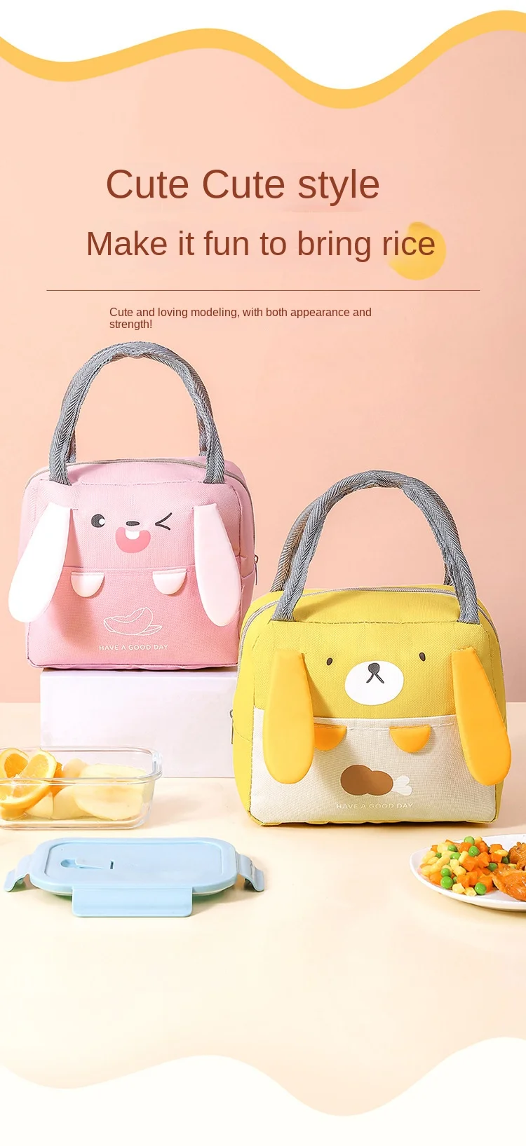 Bolsa de almuerzo para picnic y viajes