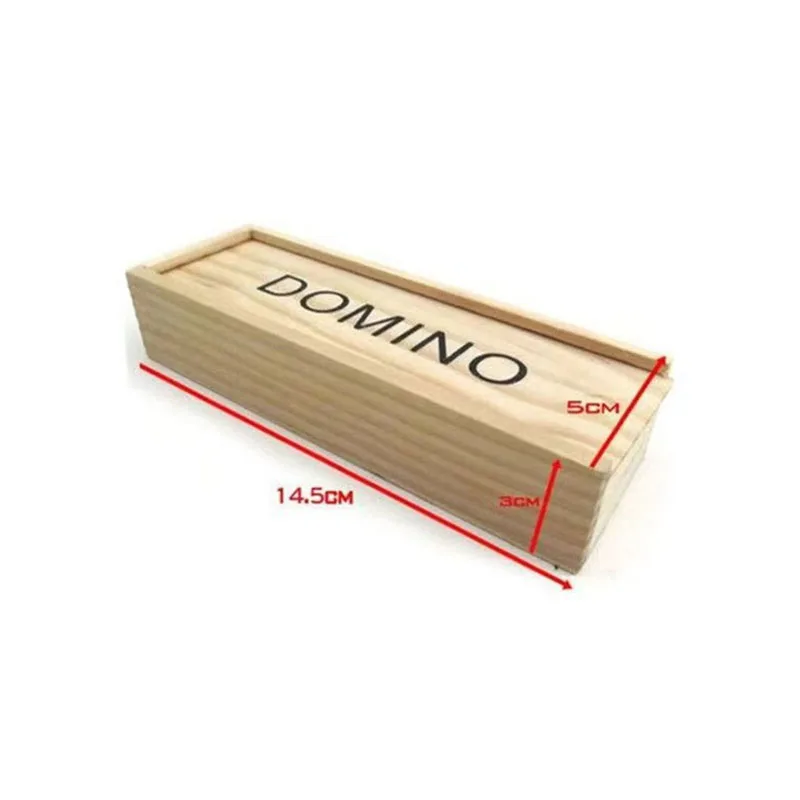 Dominó de madera para niños - Juego clásico educativo - imagen 5