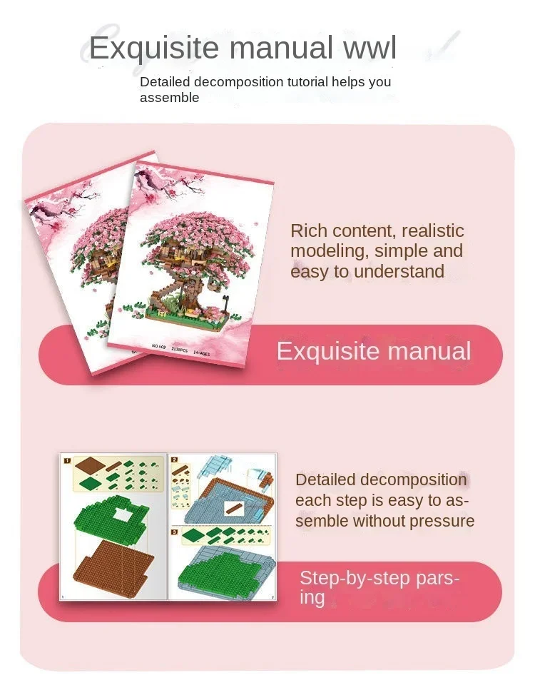 Juguete Montessori para niños: casa de flores y tren luminoso