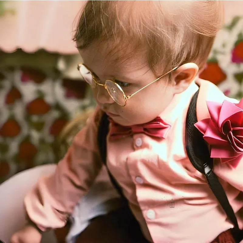 Gafas seguras para bebés para fotos – accesorio acrílico redondo - imagen 5