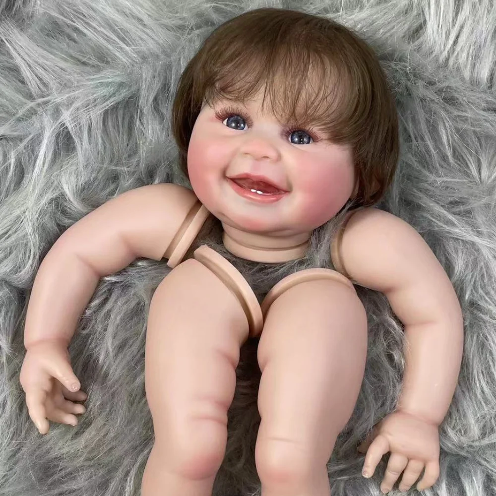 Juliana kit de muñeca reborn pintada con cuerpo de tela - imagen 3
