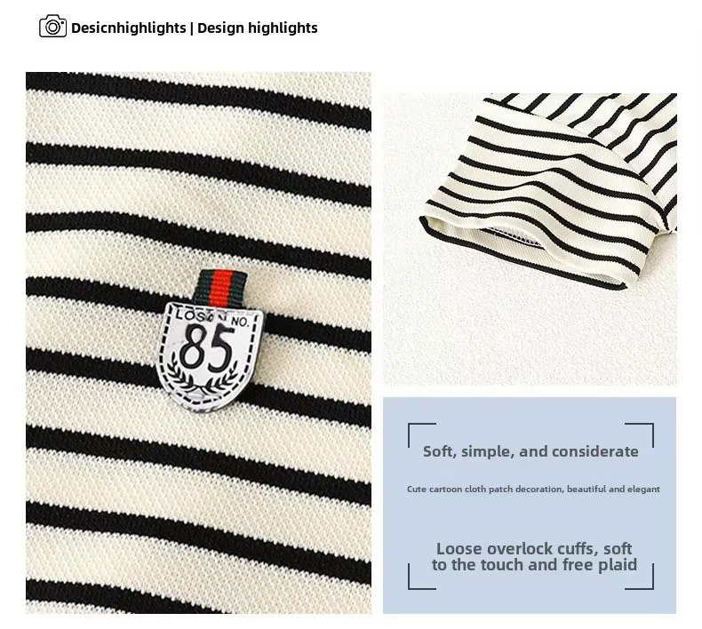 Diseño moderno y rayas visibles