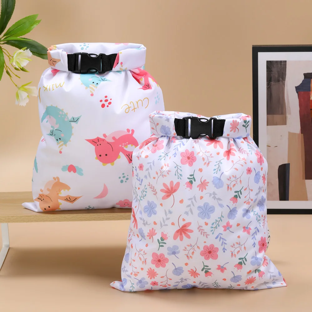 Bolsa de pañales húmeda y seca reutilizable para bebé y ropa - imagen 4