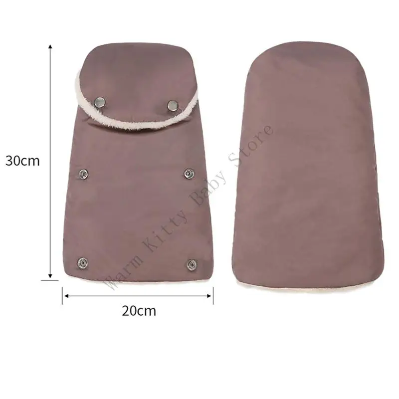 XXFE manoplas para cochecito impermeables a prueba de viento - imagen 3