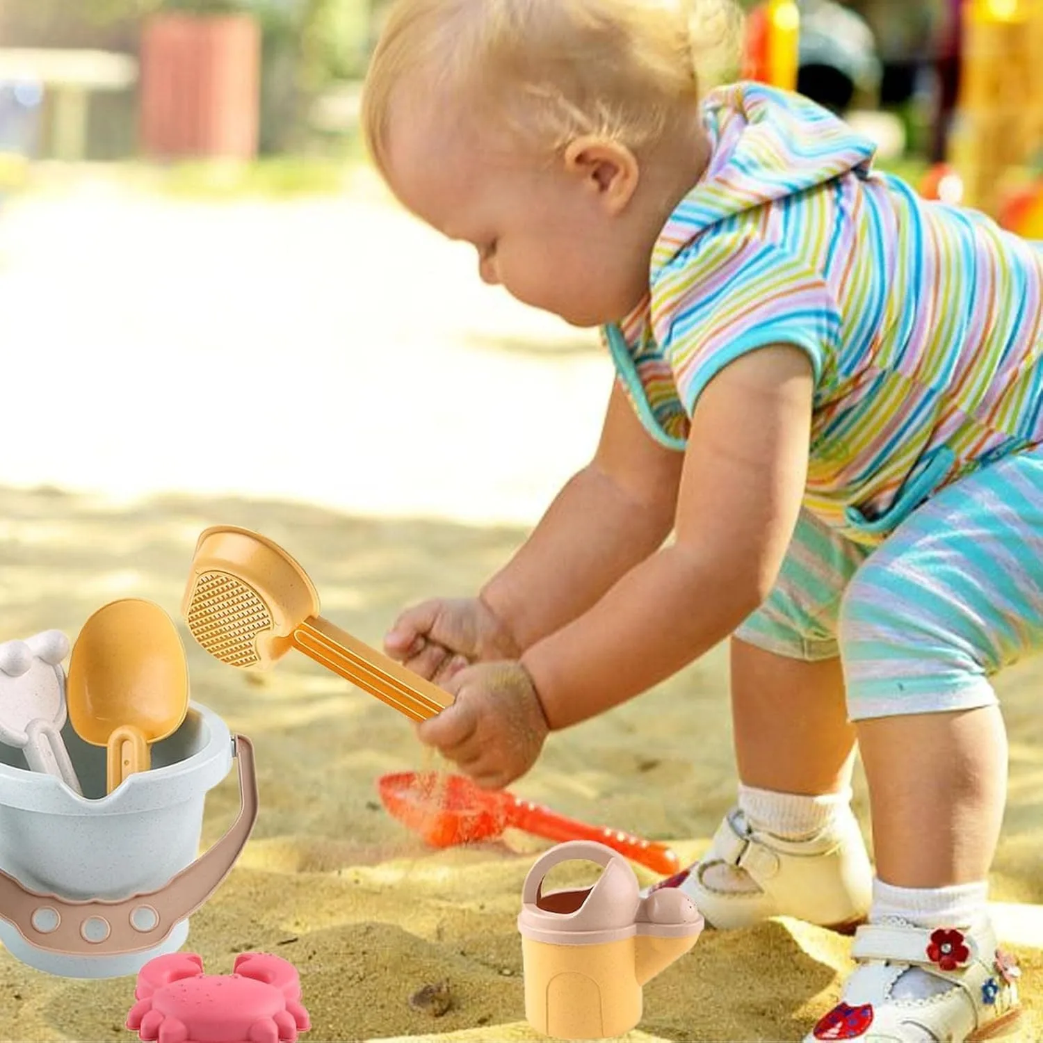 Juguetes de playa arenero criaturas marinas para niños pequeños
