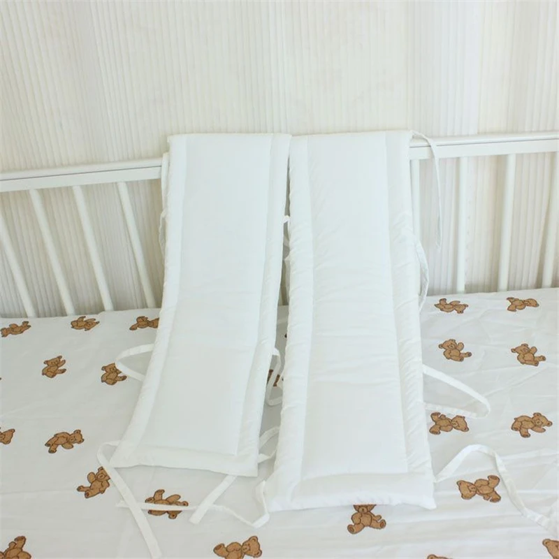 Protector de parachoques para cuna bebé algodón grueso