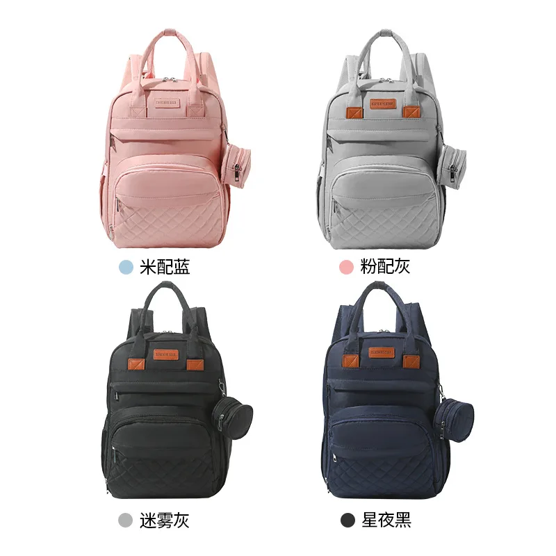 Mochila cambiador de bebé impermeable para pañales y lactancia - imagen 5
