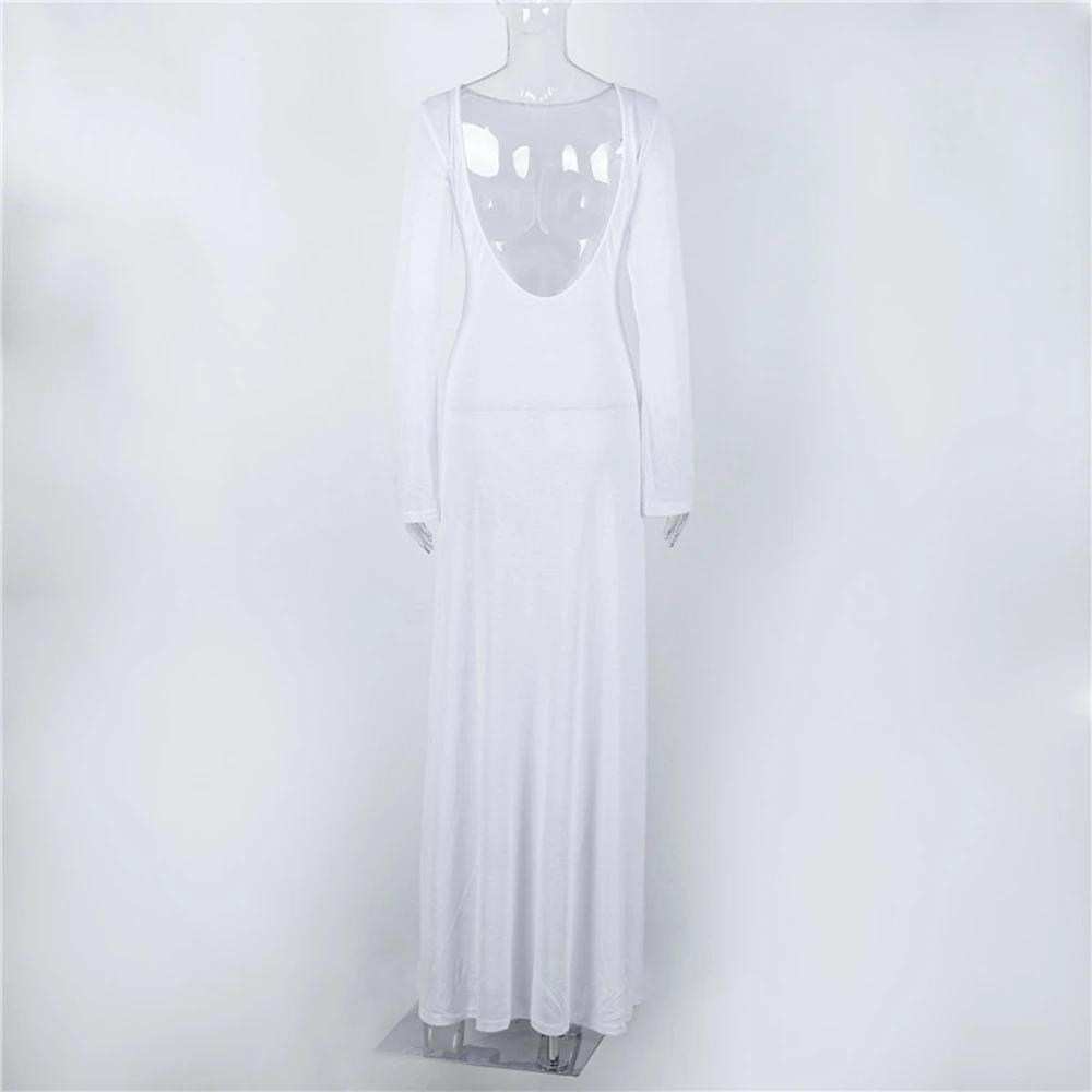 Vestido blanco para sesiones de estudio