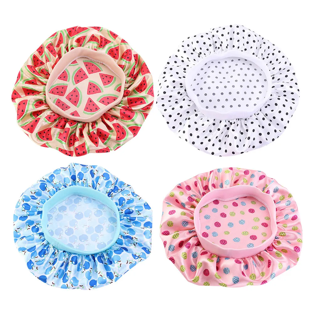 Gorro para dormir infantil satinado elástico, ligero y duradero
