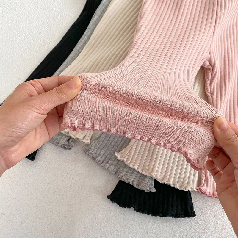 MILANCEL pantalones acampanados bebé primavera 2023 para niño y niña - imagen 3