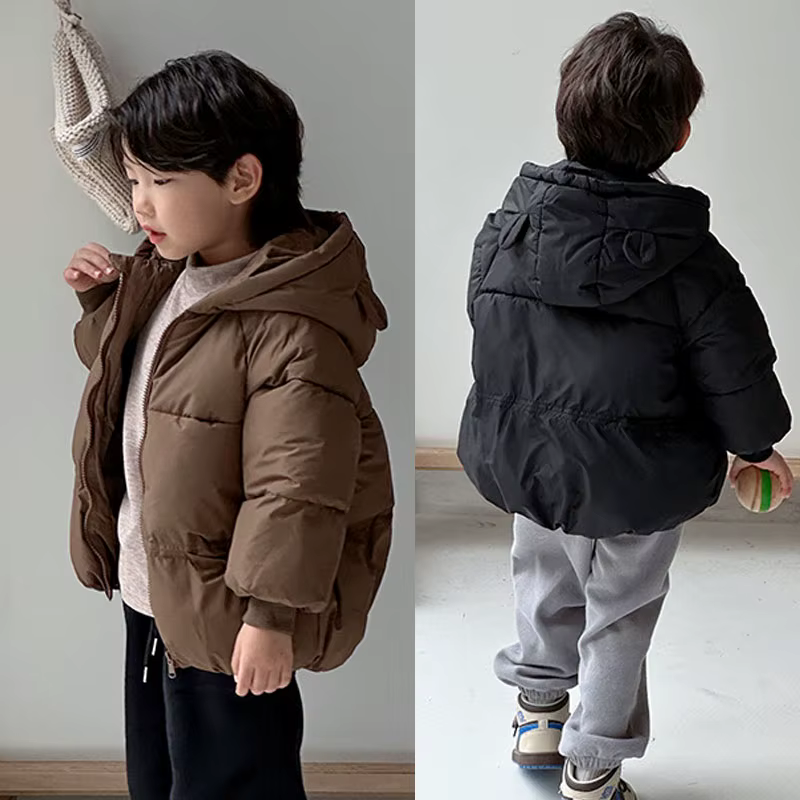 Chaqueta con capucha unisex y orejitas de dibujos para otoño - imagen 3