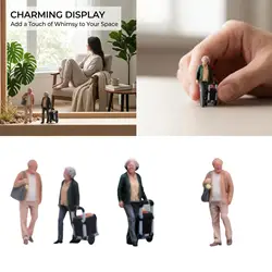 Figuras de personajes para dioramas – Colección pintada a mano