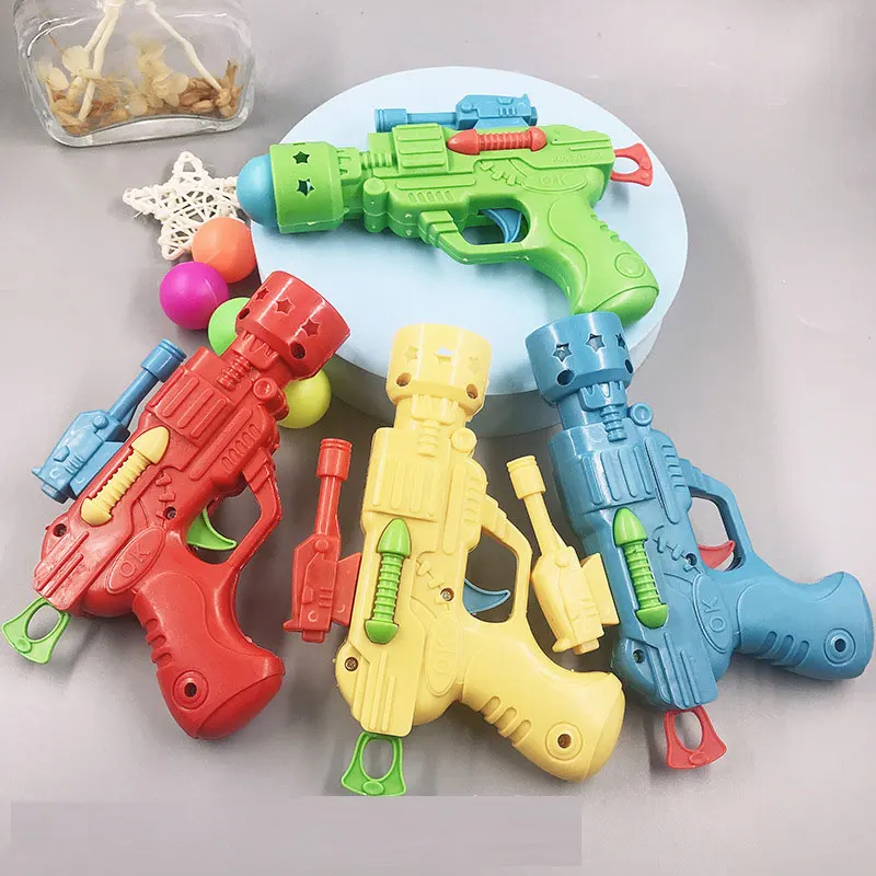 Pistola lanzadora de bolas blandas para niños – Juguete retro seguro - imagen 5