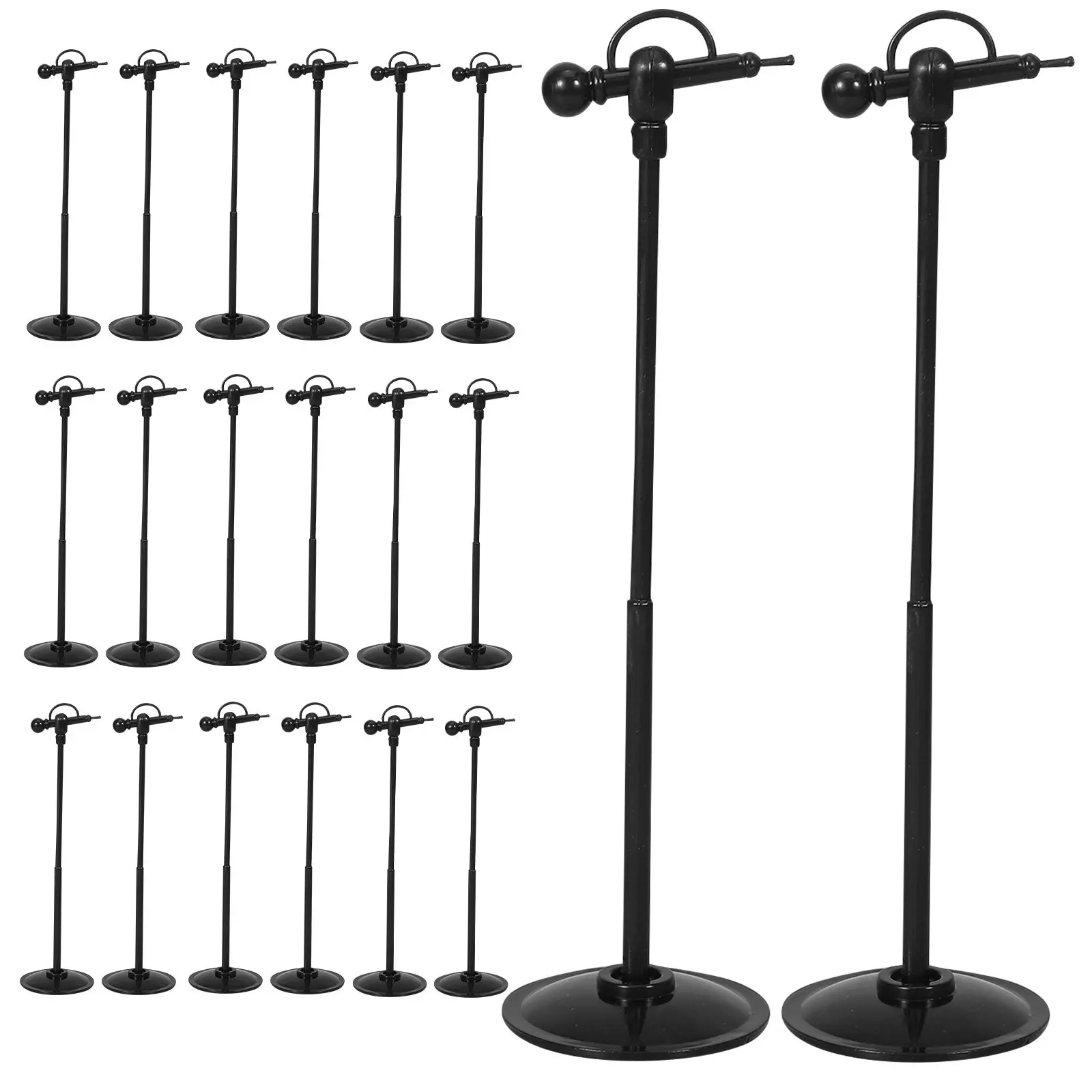 Micrófonos en miniatura para casas de muñecas con soporte - imagen 4