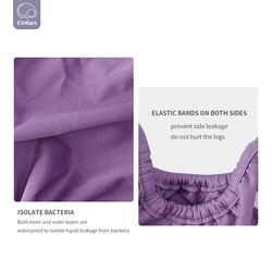 Elinfant cubierta de pañal impermeable reutilizable talla 3-15 kg