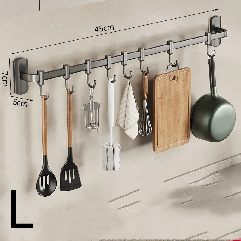 Sistema de pared con estantes y colgantes