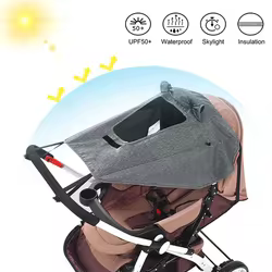 Protector solar para cochecito de bebé – Funda anti-UV transpirable