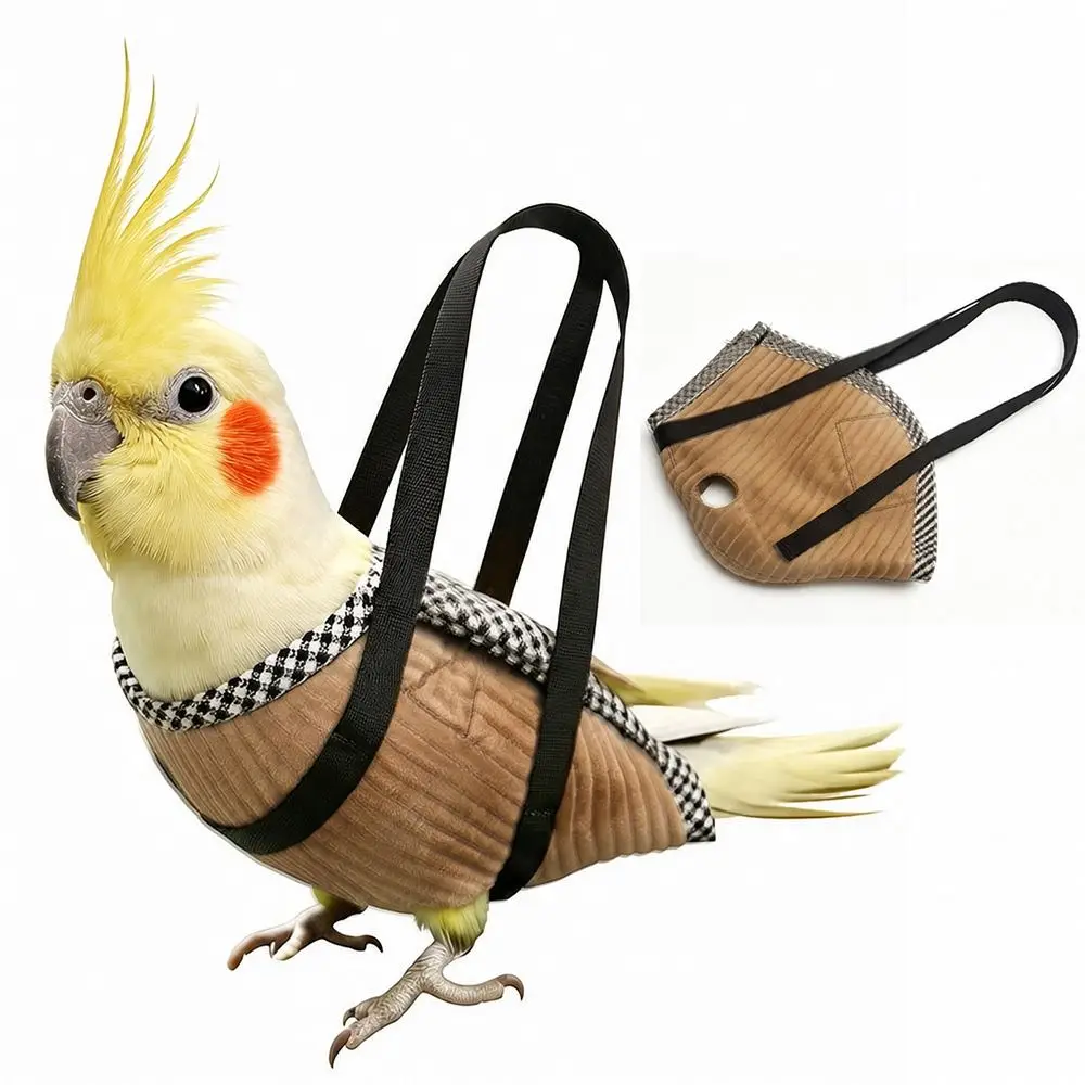 Arnés chaleco transportador para loros ajustable exterior, transpirable - imagen 5
