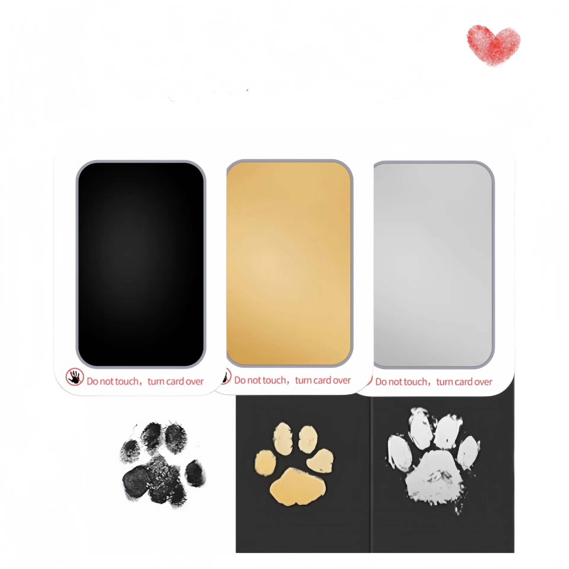 Kit huellas bebé – Almohadillas de tinta no tóxica - imagen 5