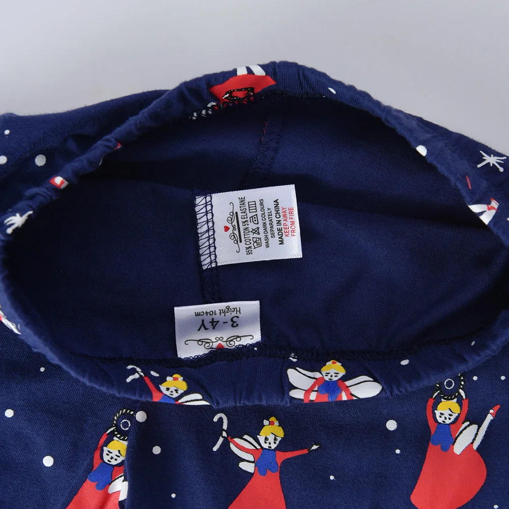 DXTON Pijama niña princesa de algodón: camiseta manga larga y pantalón - imagen 3