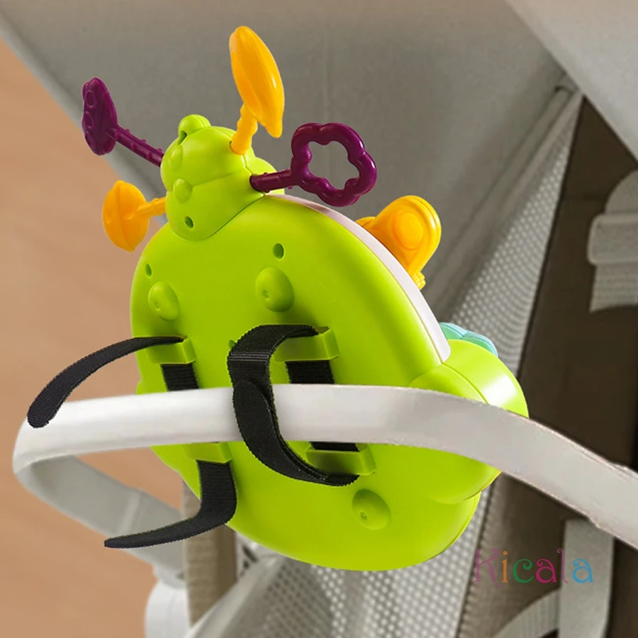 Volante de juguete interactivo para bebé con arrastre y giros - imagen 3