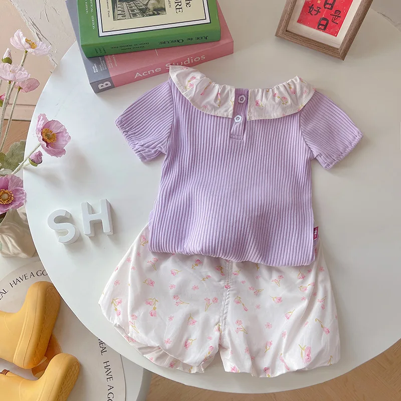 Conjunto de verano para bebé: camiseta y pantalón corto - imagen 3
