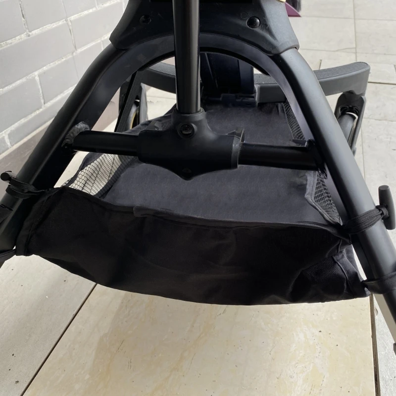 Cesta colgante para cochecito de bebé – organizador inferior