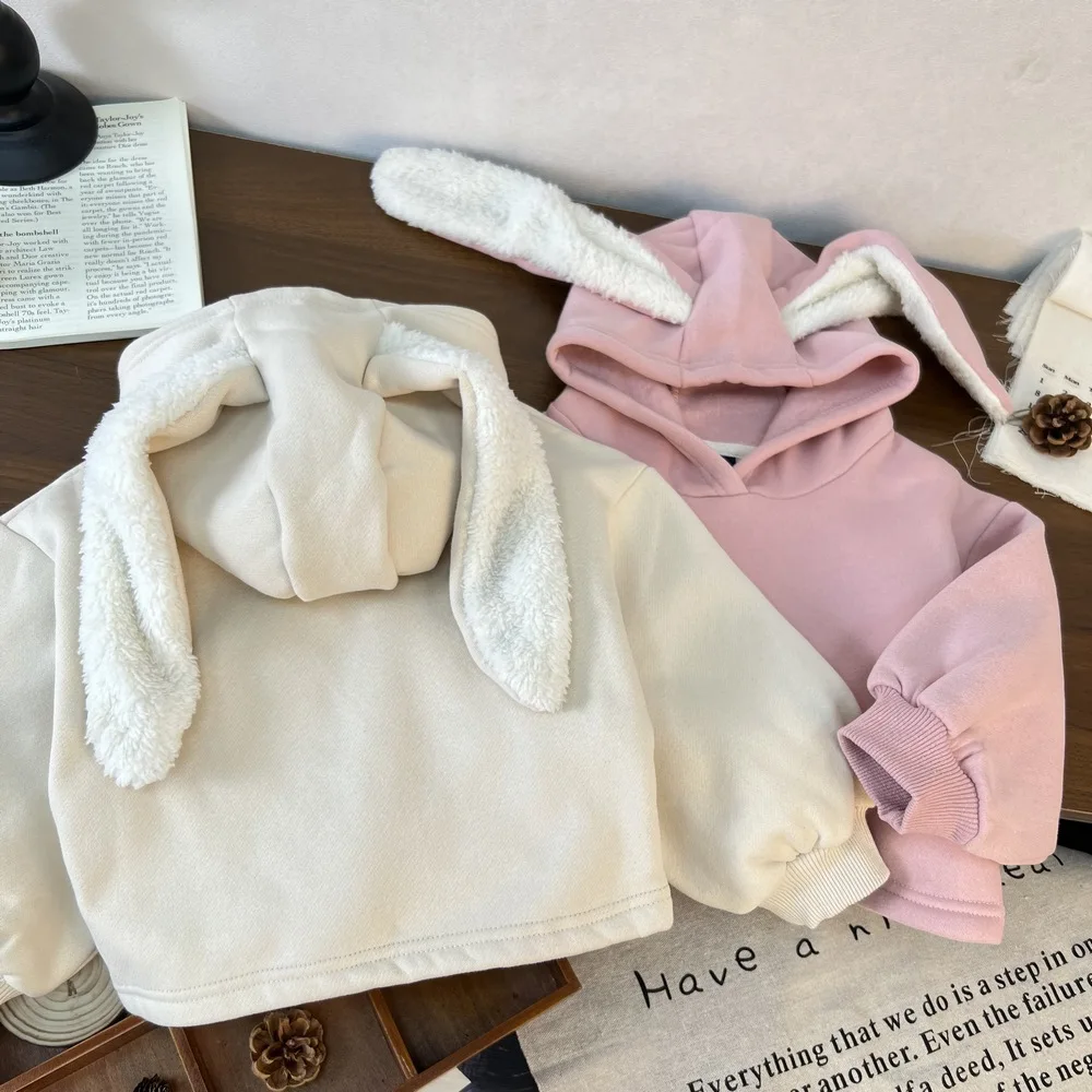 Sudadera de lana con capucha para niña – Jersey cálido de invierno - imagen 3