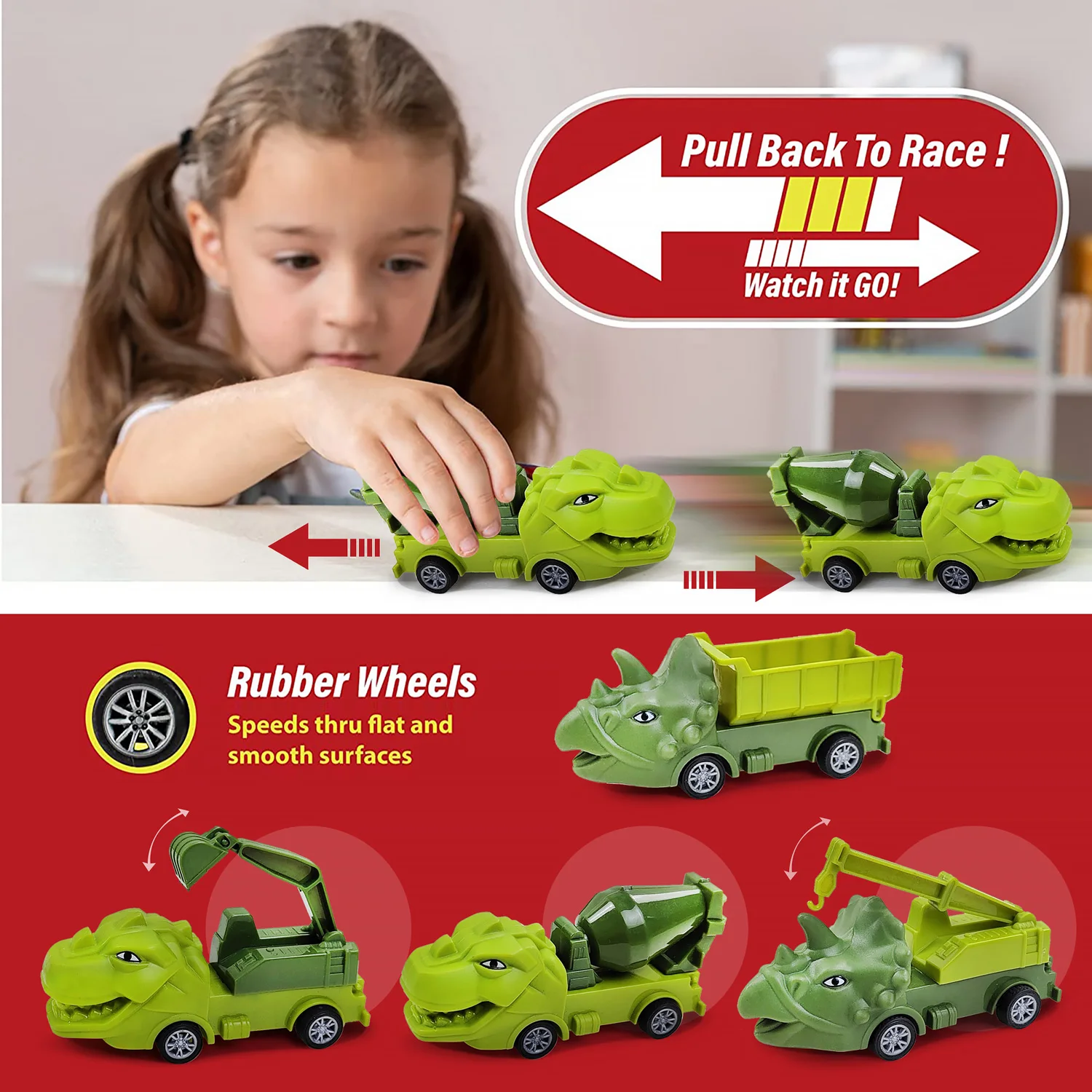Pista de dinosaurio eléctrica mágica para niños: juguete de tren