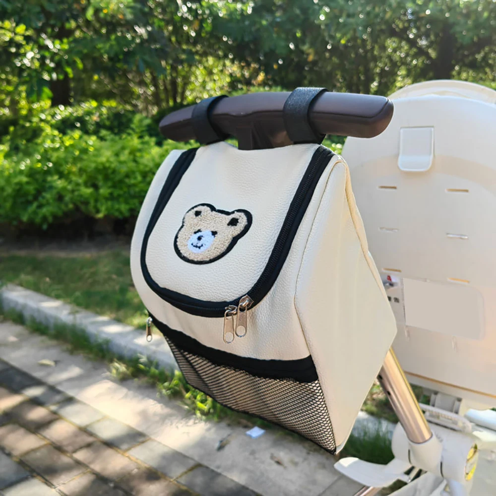 Bolsa de pañales impermeable con compartimentos y gran capacidad - imagen 2