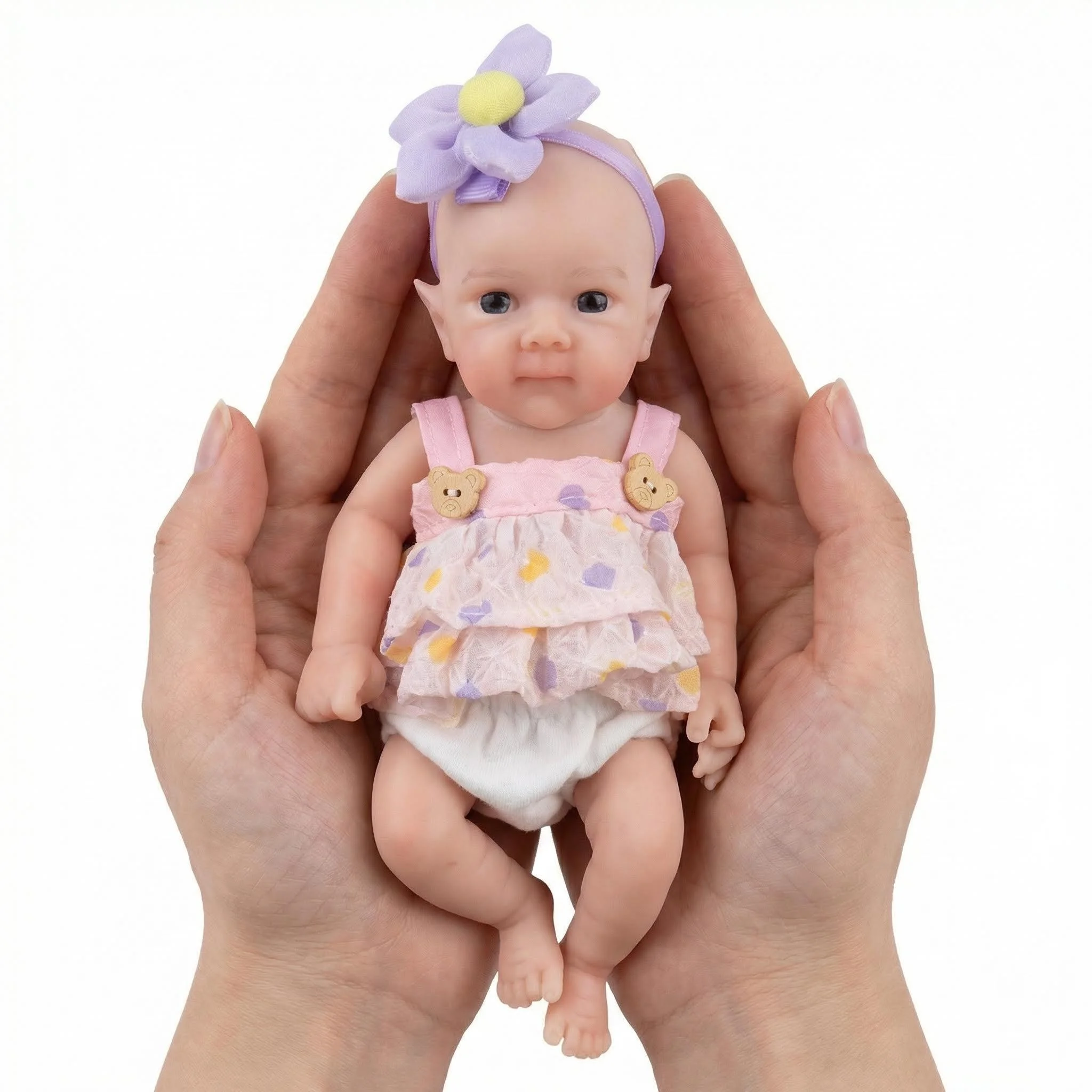 Muñeca reborn NPK Bettie de silicona sólida súper suave - imagen 4