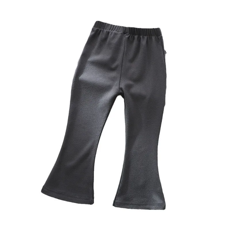 Leggings elásticos de cintura plana para niña – tejido suave para primavera y otoño - imagen 4