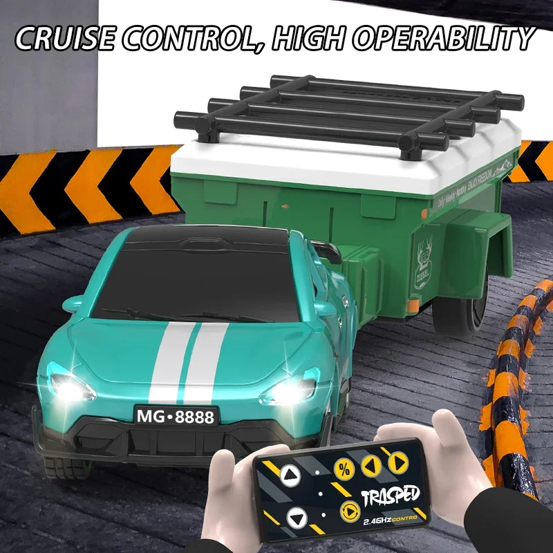 Mini coche teledirigido drift para niños, vehículo de mesa - imagen 4