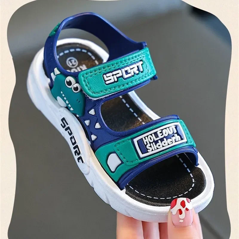 Sandalias de verano antideslizantes para niñas con dibujos - imagen 3