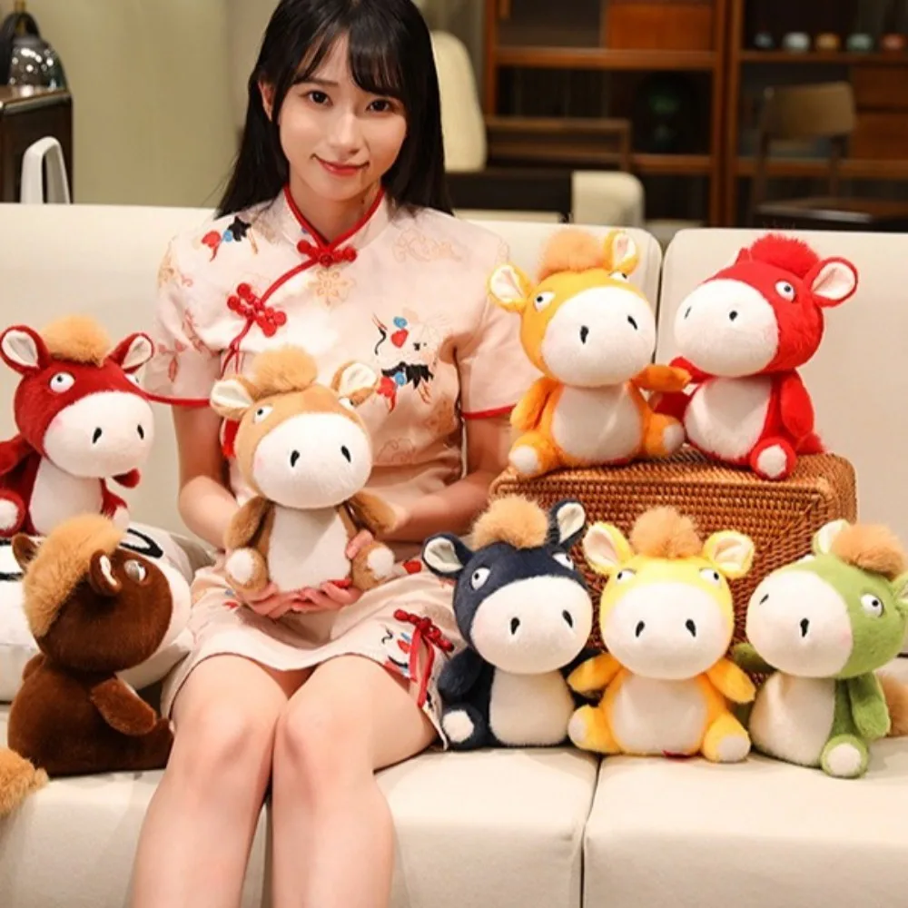 Peluche Pony de la Suerte suave y esponjoso para cumpleaños - imagen 3