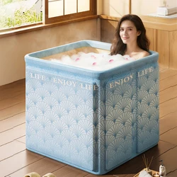 Bañera plegable para baño de hielo y agua caliente de terapia