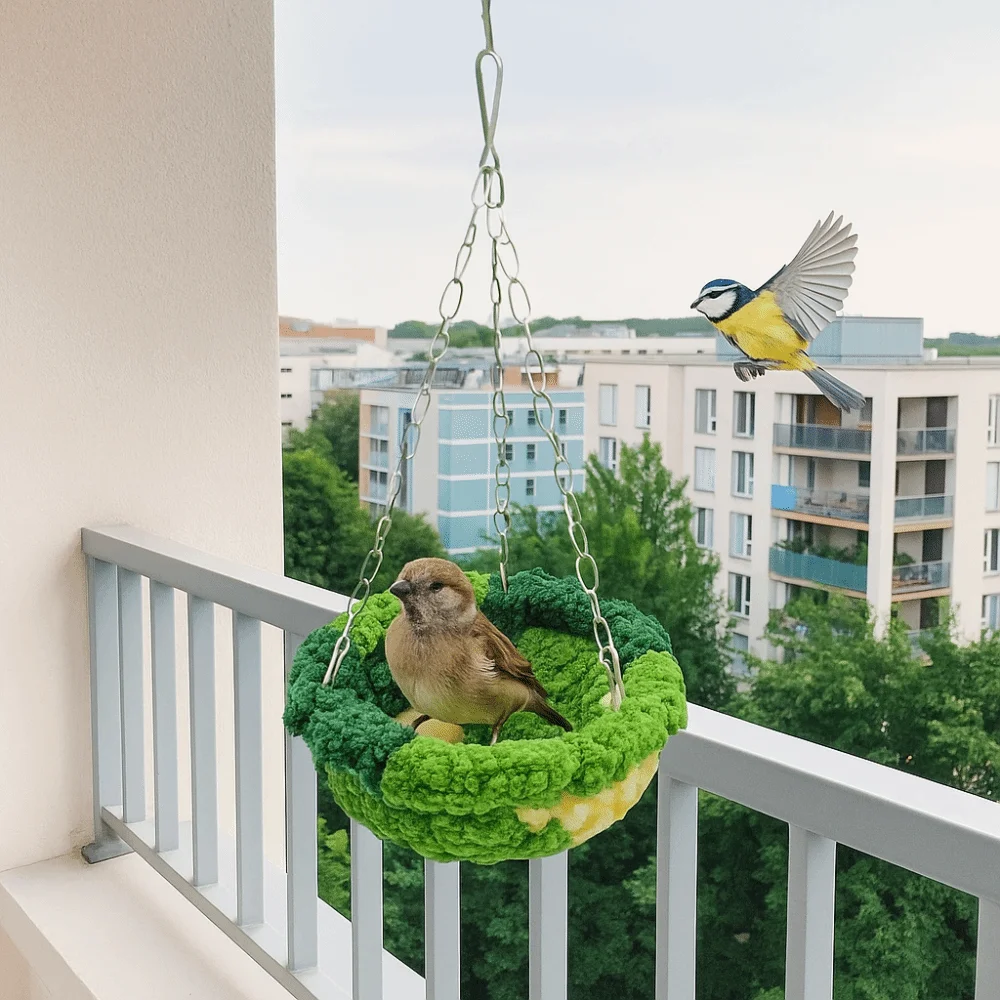 Hamaca colgante cálida para loros, suave y resistente - imagen 5