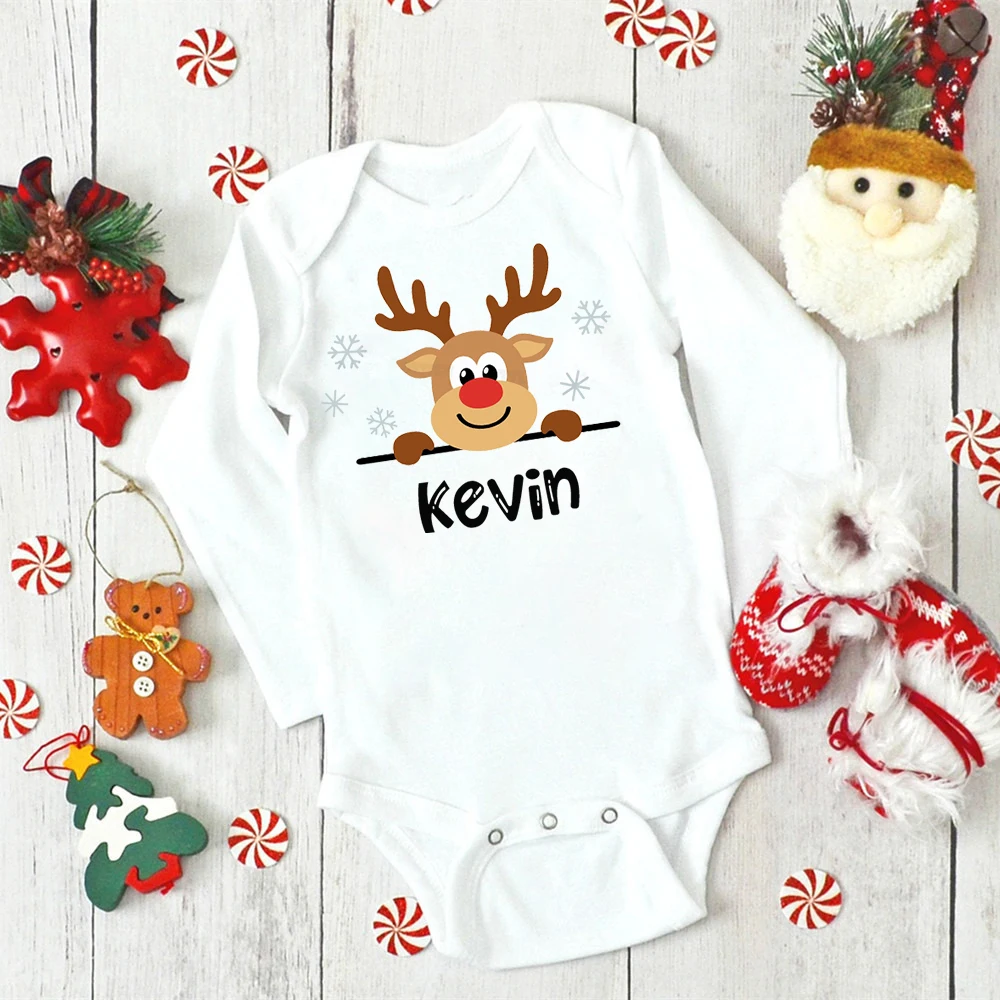 Detalle del estampado navideño