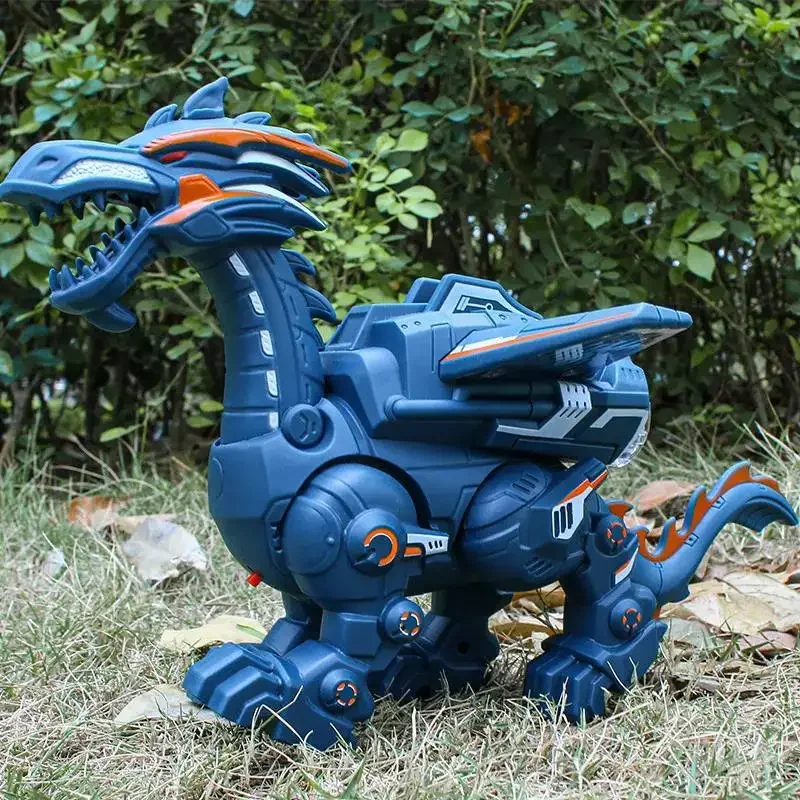 Dinosaurio eléctrico biónico con luces frías y rociador de agua - imagen 2
