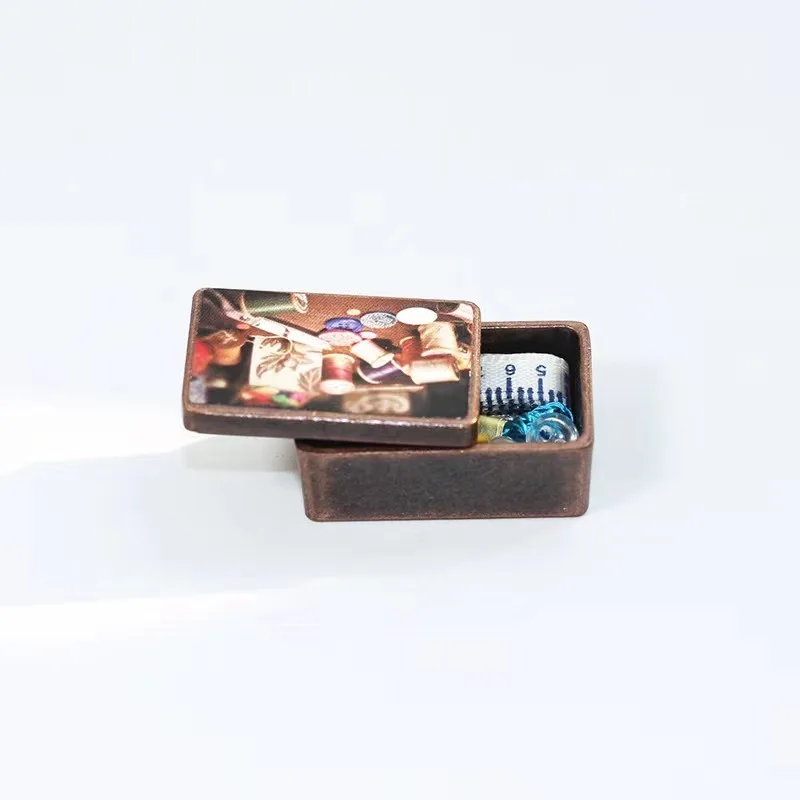 Caja de costura miniatura - Juguete educativo para niños - imagen 5