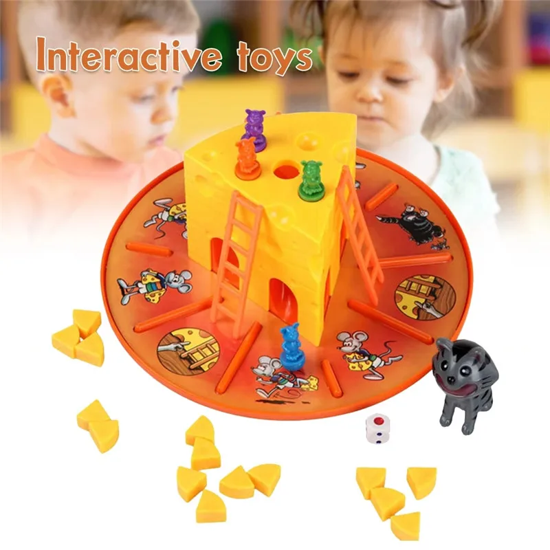 Juego de mesa interactivo Batalla de queso para niños y familias