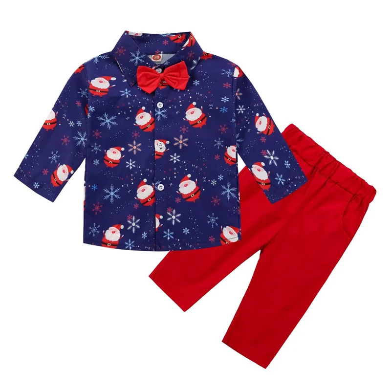 Traje de Navidad para niños – conjunto de manga larga - imagen 4
