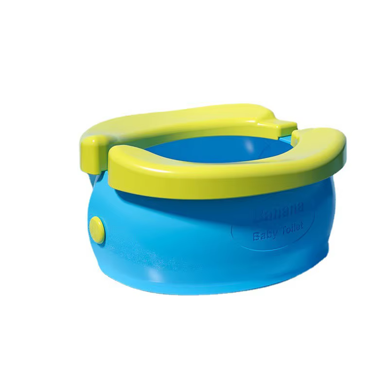 Asiento de inodoro plegable con almacenamiento portátil TBaby - imagen 4