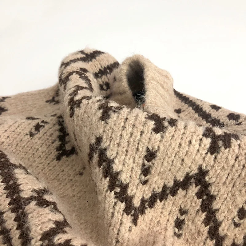 Milangel jersey a rayas para niña, suave al tacto y cálido de invierno - imagen 5