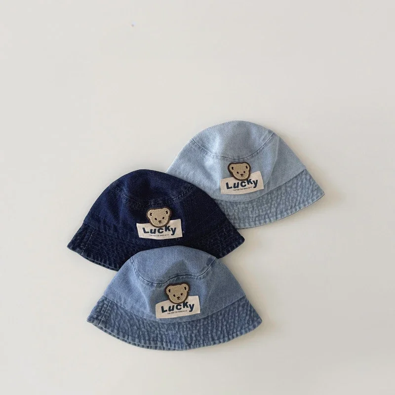 Gorra infantil de algodón con diseño de oso – Verano - imagen 4